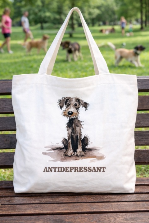 Duża torba bawełniana z zamkiem PIESIO