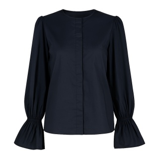 Koszula bawełniana basic w kolorze czarnym