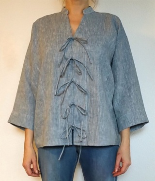 Wykrój do uszycia koszuli TOKYO wiązanej na troczki