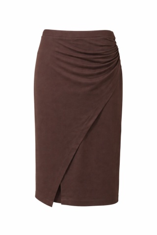 Wykrój do uszycia spódnicy SALERNO kopertowej z elastycznej dzianiny