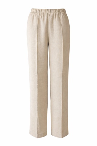 Proste spodnie z z naturalnego lnu 100%